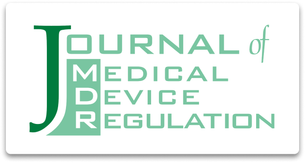Welcome to the Journal of Medical Device Regulation - Journal of